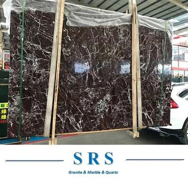 Натуральный камень Rosso/Rosa Levanto, мрамор фиолетового цвета