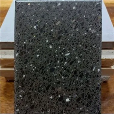 Черный пол терраццо