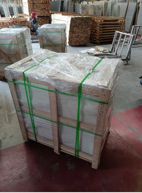 White Artificial Marble For Slabs Countertop Tiles